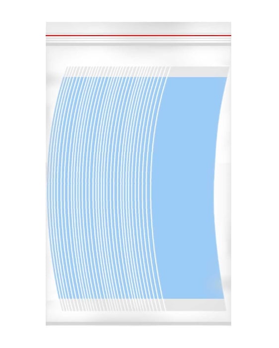 Walker Tape Lace Front™ Haarprothese Tape Ovaal “C” (2,0 × 7,5 cm) – 36 stuks