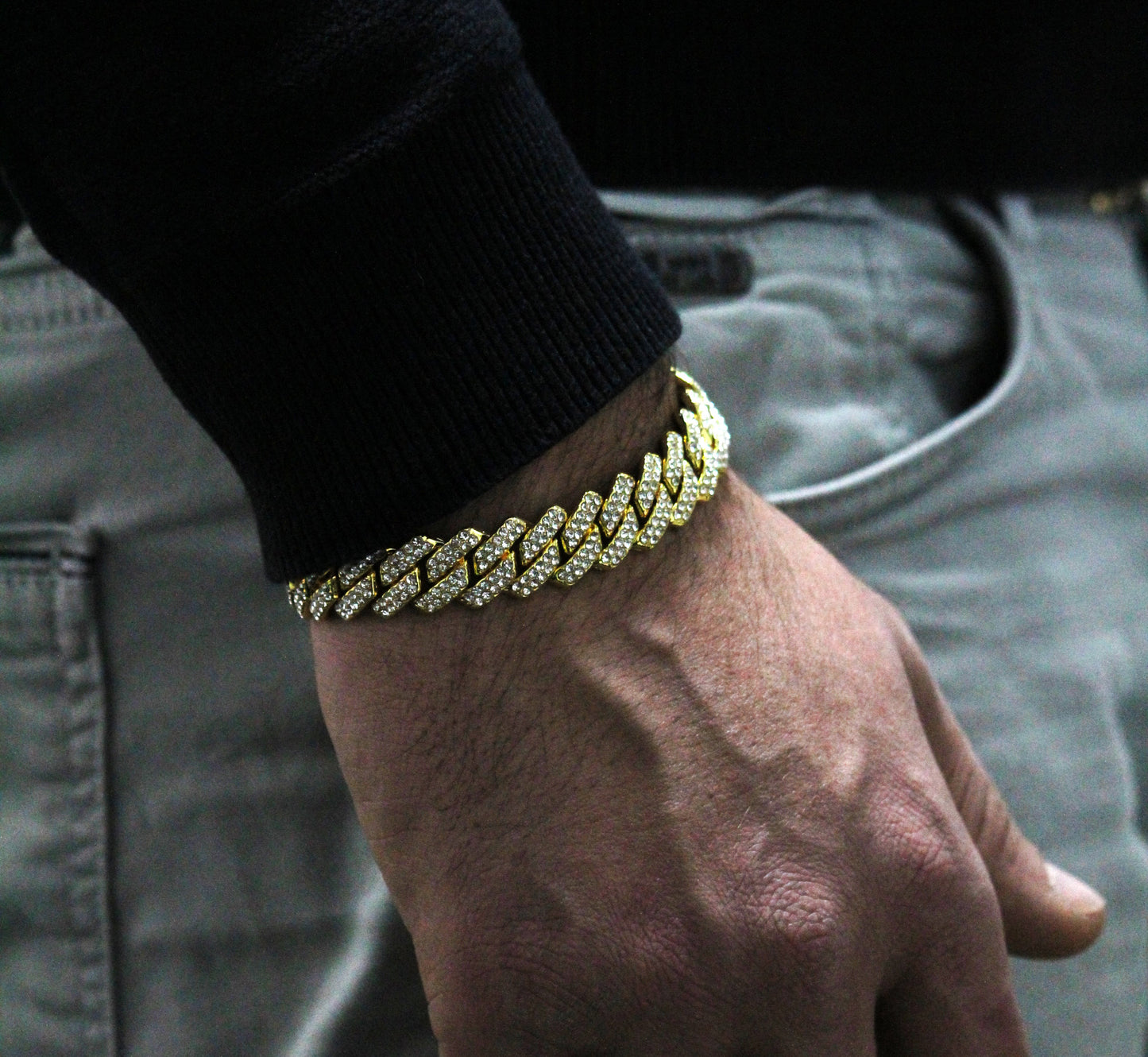 GYLIM. | 12MM Gouden Cuban Link Armband 18K