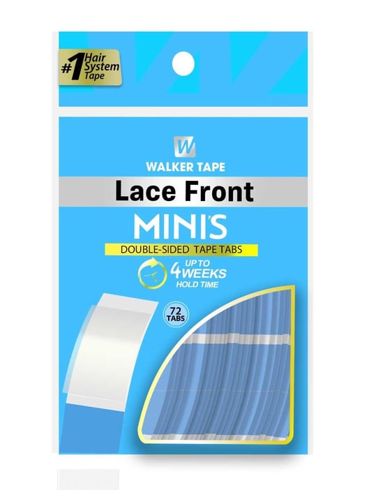 Walker Tape Lace Front Mini's™ Haarprothese Tape Ovaal 3/4″ × 3″ (1,90 × 7,62 cm) – 72 stuks