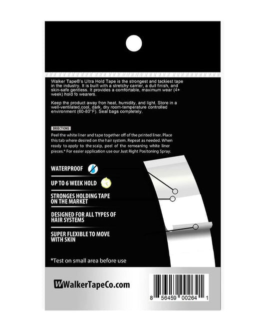 Walker Tape Ultra Hold Mini's Haarprothese Tape 3/4″ × 3″ (1,90 × 7,62 cm)