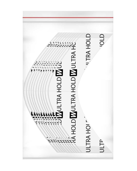 Walker Tape Ultra Hold™ Ovale Tape voor Haarprotheses (“A” – 2,0 cm × 7,5 cm) – 36 stuks