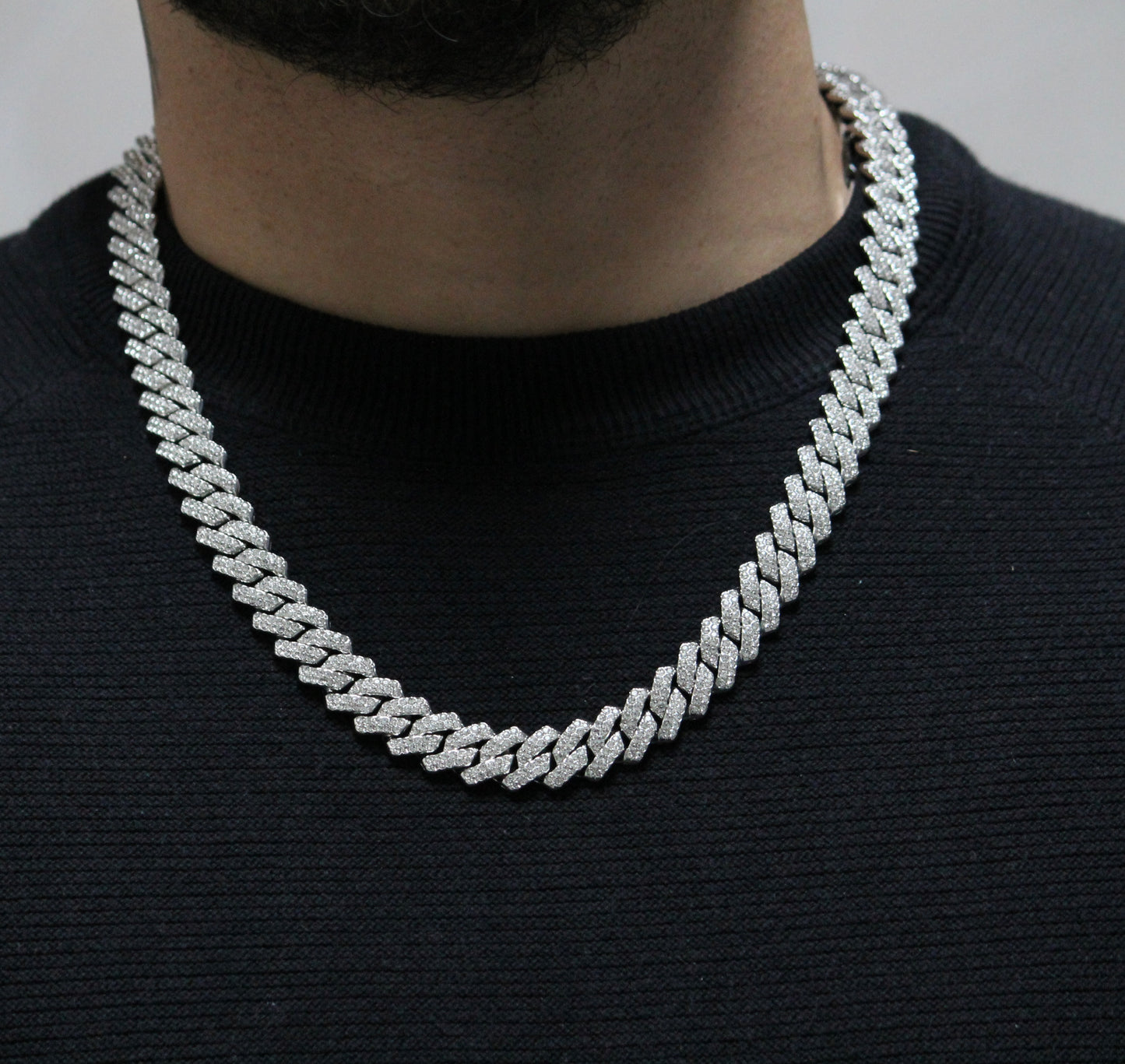 SYLYX. | 12MM Zilveren Cuban Link Ketting