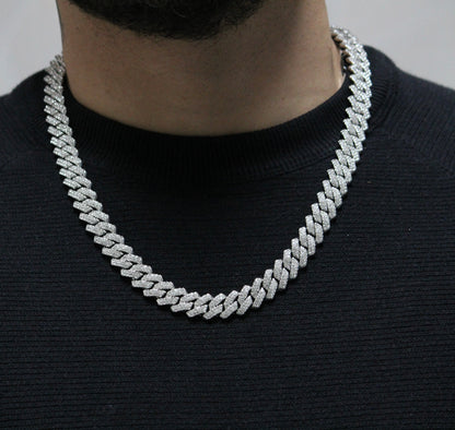 SYLYX. | 12MM Zilveren Cuban Link Ketting