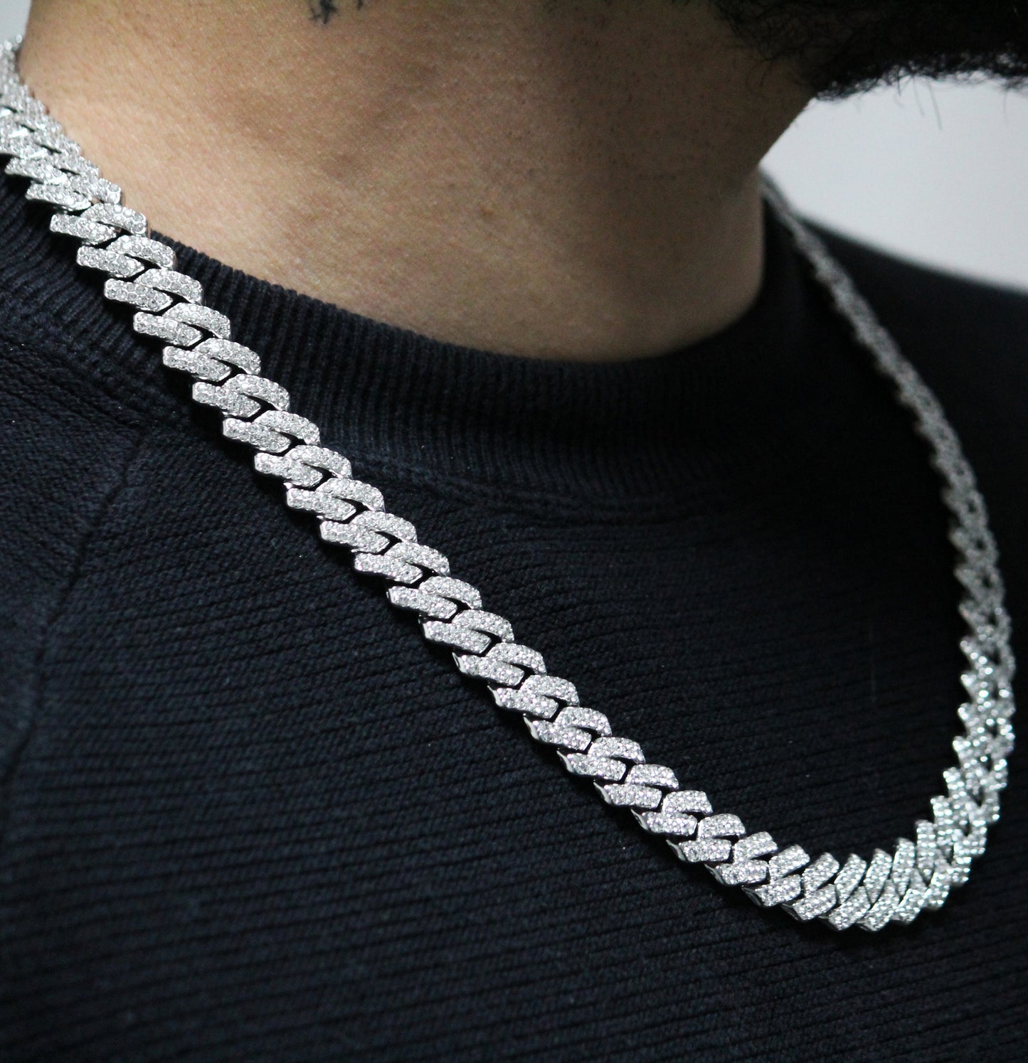 SYLYX. | 12MM Zilveren Cuban Link Ketting