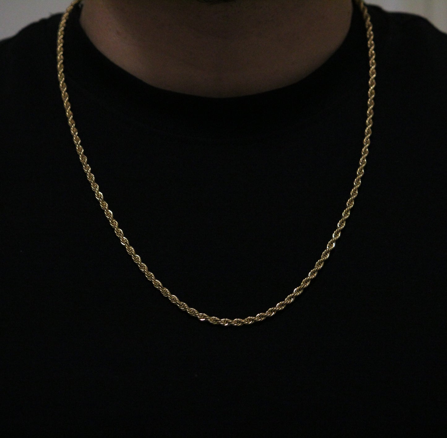 GYOPE. | 4MM Gouden Rope Ketting 18K