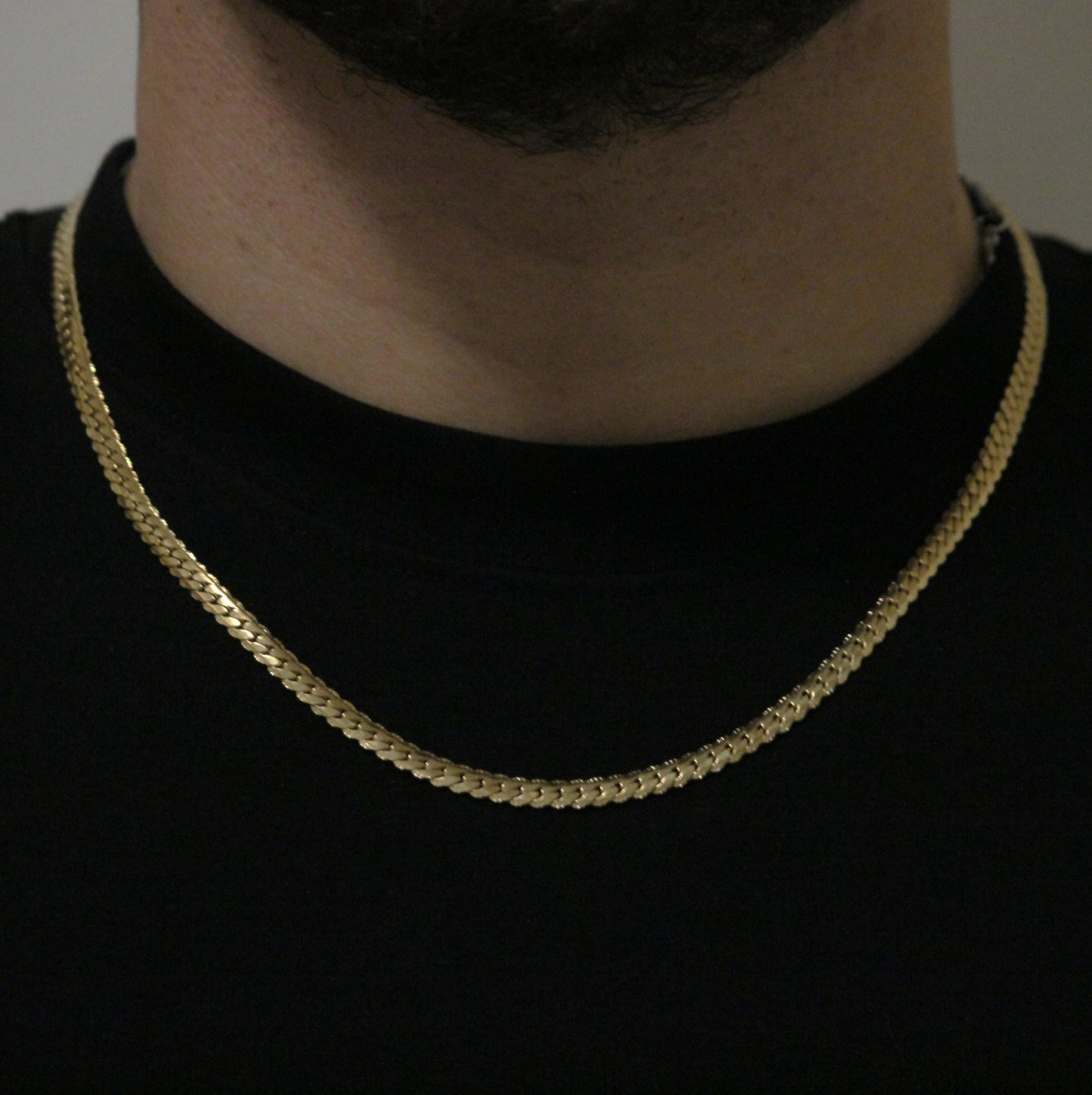 GIROX. | 5MM Gouden Cuban Link Ketting 18K