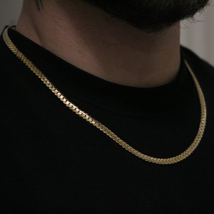 GIROX. | 5MM Gouden Cuban Link Ketting 18K