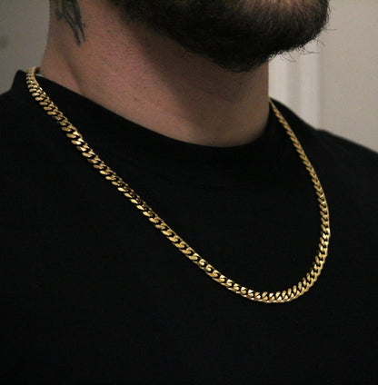 CUBANA. | 7MM Gouden Cuban Link Ketting 18K