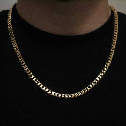 CUBANA. | 7MM Gouden Cuban Link Ketting 18K