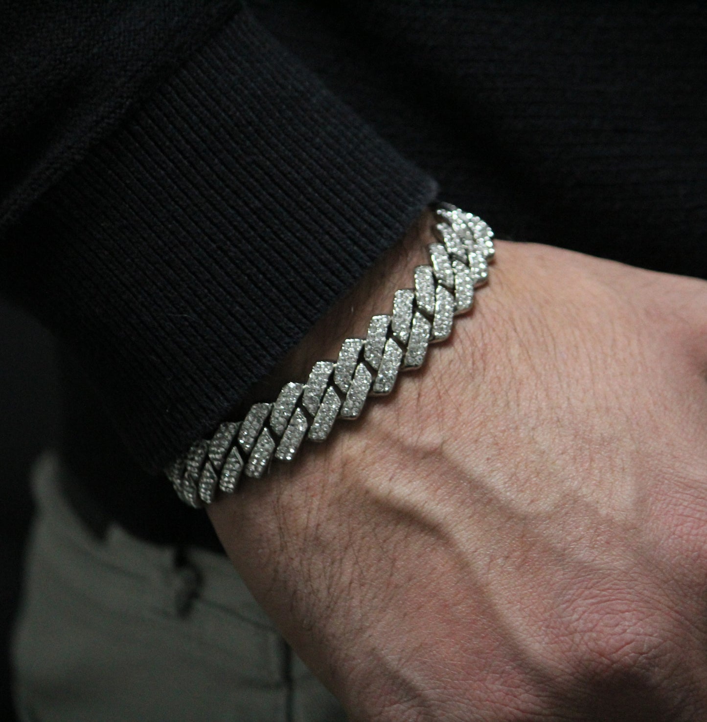 SYLIM. | 12MM Zilveren Cuban Link Armband